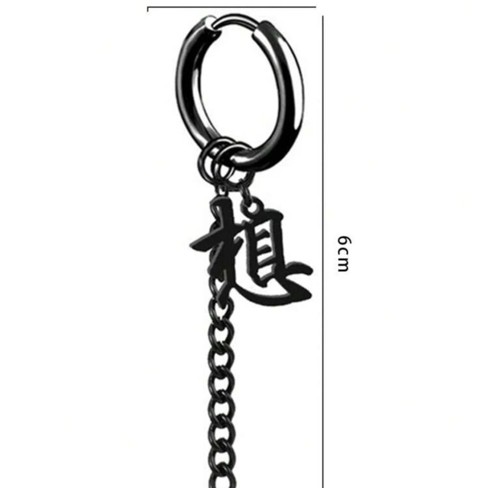 1Pc Fashionable Minimalist Stainless Steel Earring - Picture 5 of 7